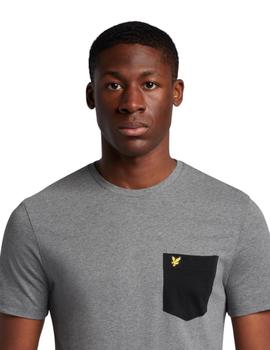  Camiseta Lyle Y Scott Contrast Pocket Hombre Bicolor