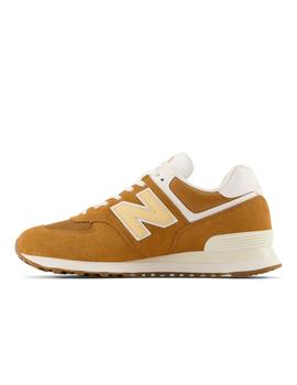 Zapatillas New Balance 574 Hombre Mostaza