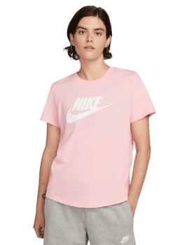 Camiseta Nike Club Essentials Mujer Rosa