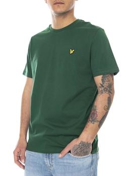 Camiseta Lyle Y Scott Plain Hombre Verde