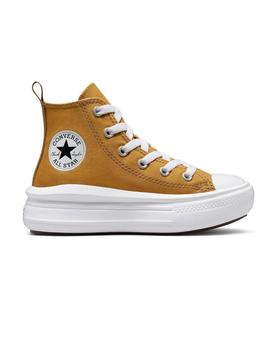 Zapatillas Converse All Star Move JR Platform Niño Tostado