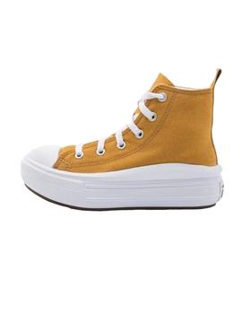 Zapatillas Converse All Star Move JR Platform Niño Tostado