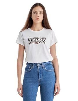 Camiseta Levis Batwing Mujer Blanco