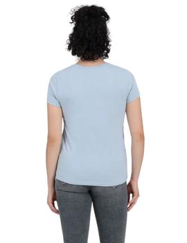 Camiseta Levis Logo Pequeño Mujer Azul