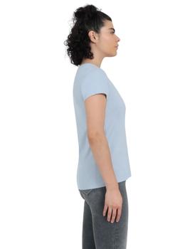 Camiseta Levis Logo Pequeño Mujer Azul