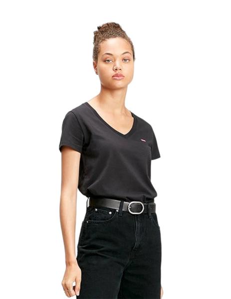 Camiseta Levis Perfect Vneck Negra