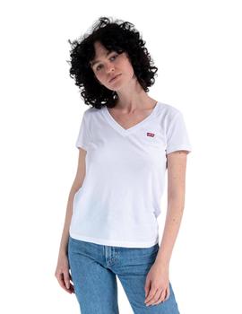 Camiseta Levis Perfect Vneck Mujer Blanco