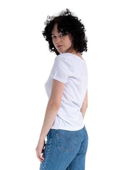 Camiseta Levis Perfect Vneck Mujer Blanco