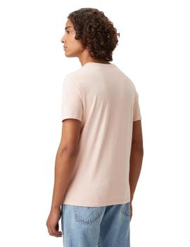 Camiseta Levis Logo Pequeño Hombre Rosa