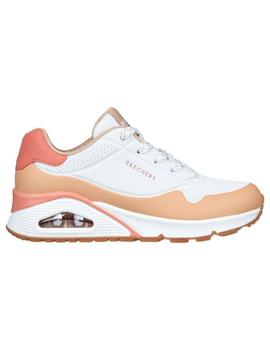 Zapatos skechers classica mujer naranja on sale