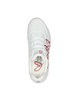 Zapatillas Skechers Uno Mujer Blanco