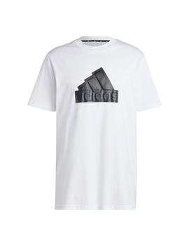 Camiseta Adidas  Future Icons Badge of Sport Hombre Blanco