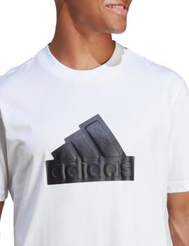 Camiseta Adidas  Future Icons Badge of Sport Hombre Blanco