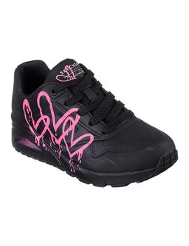 Zapatillas Skechers Uno Mujer Negro