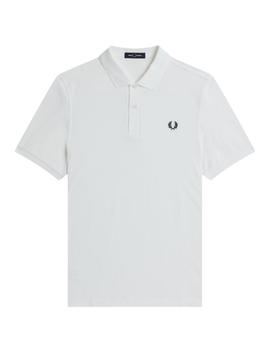 Polo Fred Perry Plain Hombre Blanco