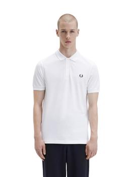 Polo Fred Perry Plain Hombre Blanco