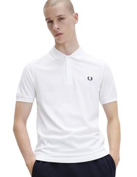 Polo Fred Perry Plain Hombre Blanco