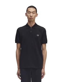 Polo Fred Perry Plain Hombre Negro