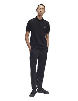 Polo Fred Perry Plain Hombre Negro