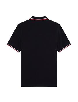Polo Fred Perry Twin Tipped Hombre Marino