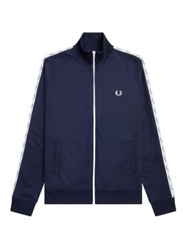 Chaqueta Sin Capucha Fred Perry Taped Hombre Marino