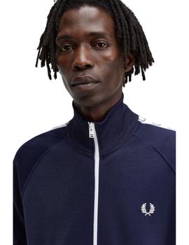 Chaqueta Sin Capucha Fred Perry Taped Hombre Marino