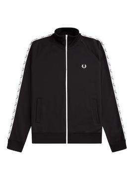 Chaqueta Sin Capucha Fred Perry Traped Hombre Negro