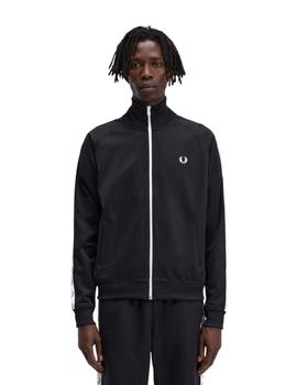 Chaqueta Sin Capucha Fred Perry Traped Hombre Negro