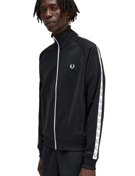 Chaqueta Sin Capucha Fred Perry Traped Hombre Negro