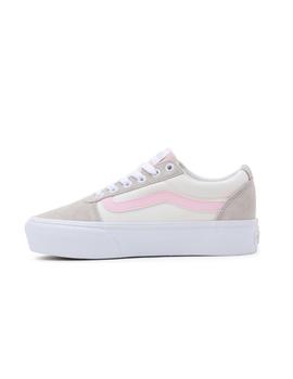Zapatillas Vans WM Ward Platform Mujer Beige Rosa