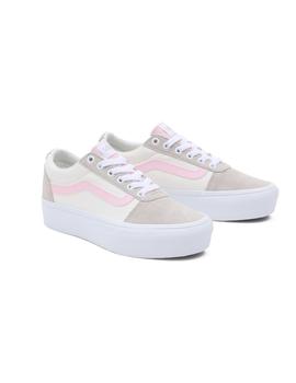Zapatillas Vans WM Ward Platform Mujer Beige Rosa