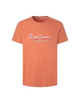 Camiseta Pepe Jeans Richme Hombre Naranja