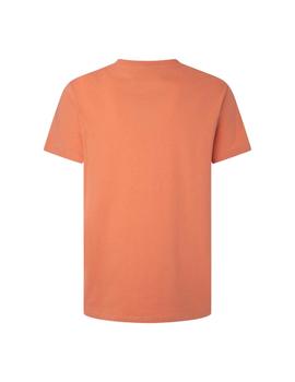 Camiseta Pepe Jeans Richme Hombre Naranja