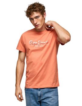 Camiseta Pepe Jeans Richme Hombre Naranja