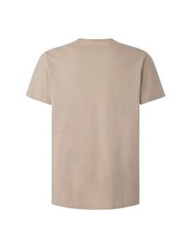 Camiseta Pepe Jeans Richme Hombre Beige