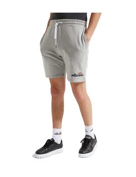 Pantalon Corto Ellesse Silvan Fleece Hombre Gris