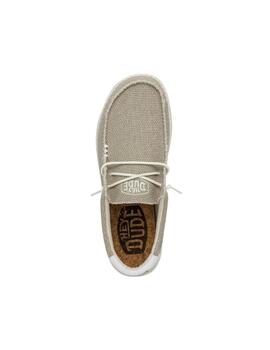 Zapatillas Hey Dude Wally Braided Hombre Beige