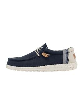 Zapatillas Hey Dude Wally Break Hombre Azul