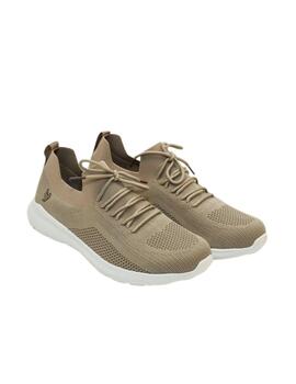 Zapatillas Pitas Sara Mujer Beige