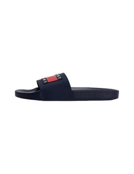Chanclas Tommy essential Hombre Azul
