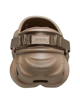 Zapatillas Crocs Echo Clog Unisex Marrón