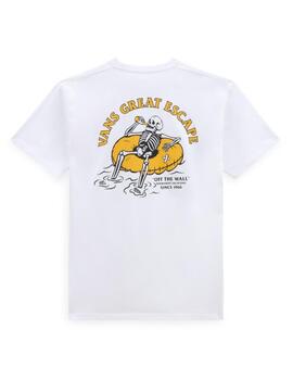 Camiseta Vans Permanent Vacation Hombre Blanco