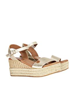 Sandalias Popa Arambol Laminado Mujer Oro