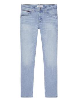 Pantalón Tommy Scanton Slim Hombre Denim