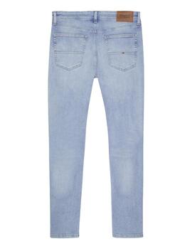 Pantalón Tommy Scanton Slim Hombre Denim