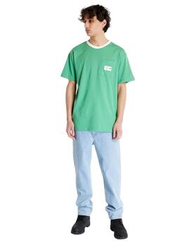 Camiseta Tommy Label Ringe Hombre Verde