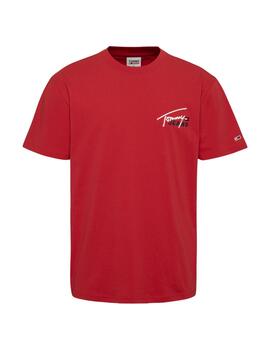 Camiseta Tommy Graphic Hombre Rojo