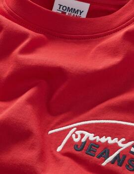 Camiseta Tommy Graphic Hombre Rojo