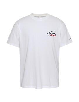 Camiseta Tommy Graphic Hombre Blanco