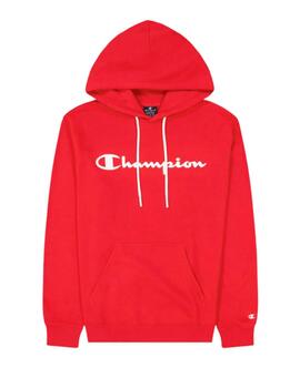 Sudadera Champion Hooded Hombre Rojo